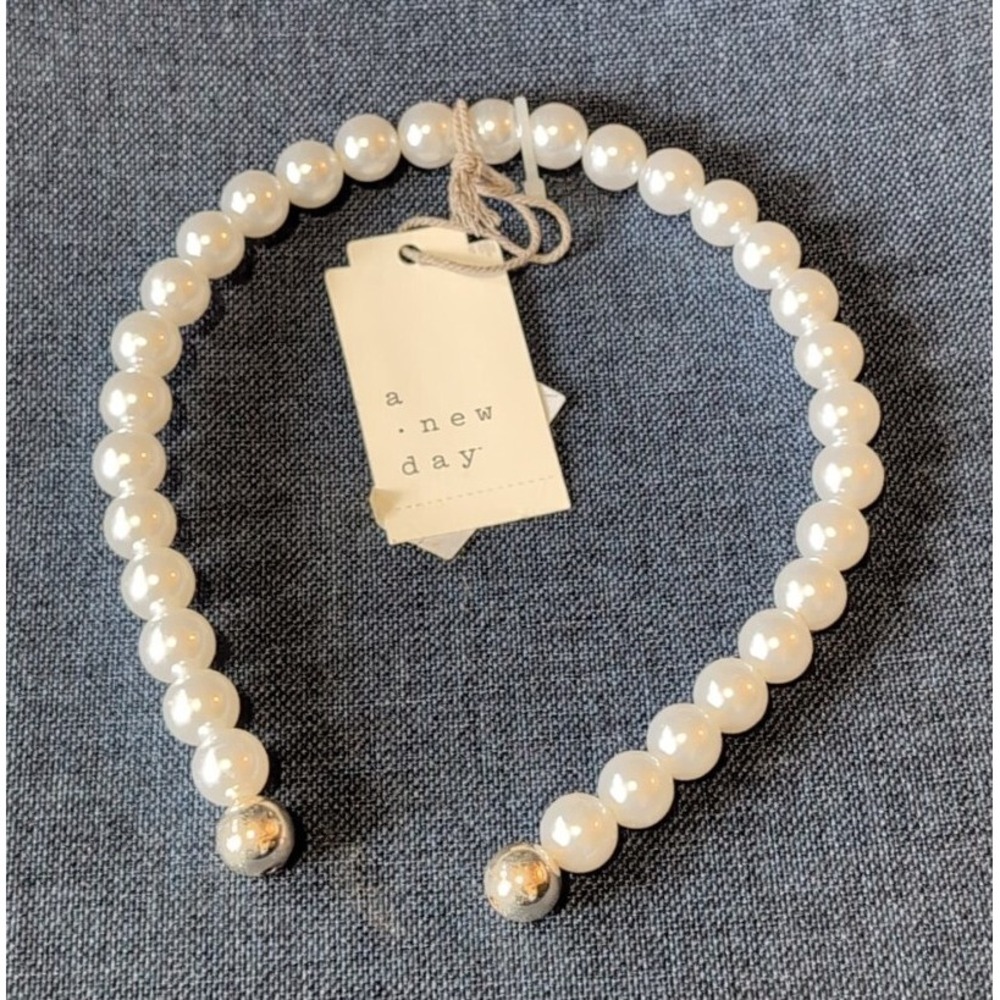 A NEW DAY Faux Pearl Headband New